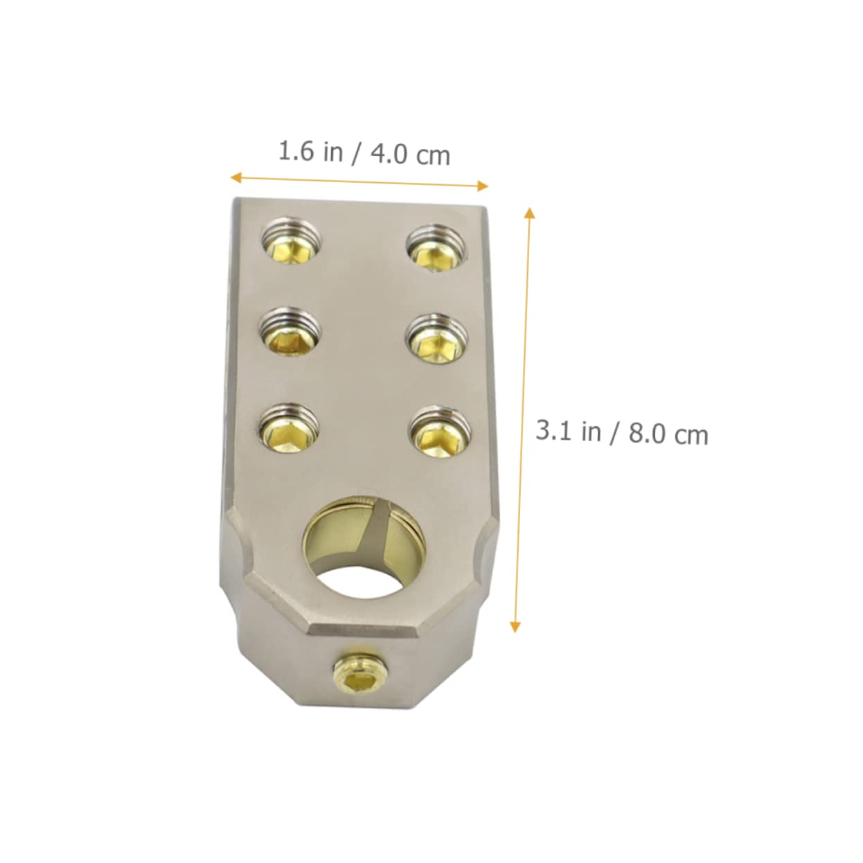 Pince de Borne de Batterie Automobile 2/0 Awg, Paire, Alliage de Zinc