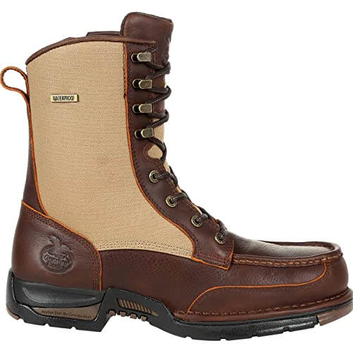Georgia Boot Athens Waterproof Side-Zip Upland Boot Size 11(W) #TOP6