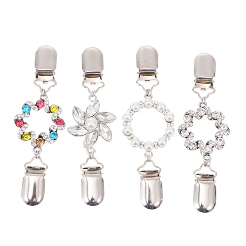 ibasenice �p�[���u���[�`�t�����C���X�g�[���V���[���N���b�v �������J�[�f�B�K���N���b�v ���f�B�[�X�p �ߗޑ����A�N�Z�T���[ �t�̃t�@�b�V�����V�[������ 4�Z�b�g �F�w��s�� �����_���J���[