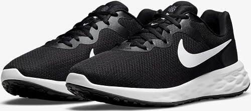 Nike Men's Revolution 6 Wide (DD8475-003) Black/White, 10 W US3