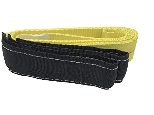 Asgenox 2 Pack 2 "X6' Tow Strap With Reinforced Loops Vehicle Recovery Rope 18,000 Lbs Pound Capacity Recovery Strap (2 "X6' Tow Strap) #TOP4