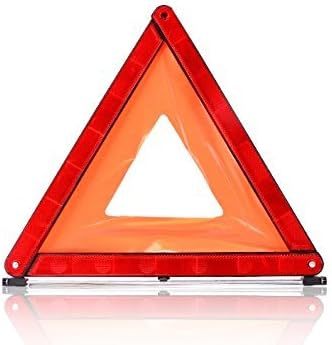 Warning Triangle - Red Travel Fold Up Safety Triangle In Case