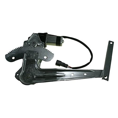 Image of TRQ Rear Right Power Window Regulator & Motor Assembly Passenger Side Compatible with 2000-2006 Nissan Sentra