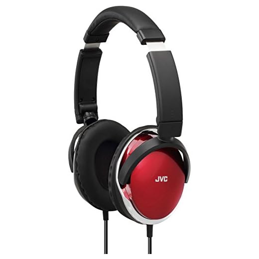 JVC HA-S660-R-E - Auriculares de diadema cerrados, rojo