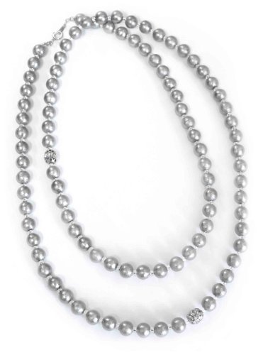 Collier en coton perle MIYUKI gris pour sublimer vos tenues