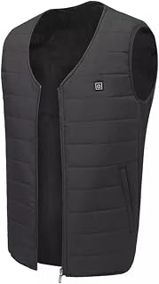 USB Constant Temperature Rechargeable Battery Heated Vest 3 Zones Windproof Ski Cycling Camping Hunting Heating Jacket