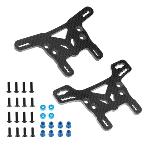 RC�A�b�v�O���[�h�X�y�A�p�[�c For Tamiya XV02 XV-02 Pro 58707 1/10 �J�[�{���t�@�C�o�[�t�����g�ƃ��A�V���b�N�^���[�v���[�g Rc �J�[�A�b�v�O���[�h�p�[�c�A�N�Z�T���[(1 Set)