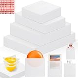 540 pcs Moving Dish Packing Supplies, 290 Cushion Foam Pouches and Sheets, 4 Sizes (16x12', 12x12', 12x7.8', 7.8x7.8') with 250 Fragile Stickers, Foam for Moving, Packaging, Commercial & Household Use