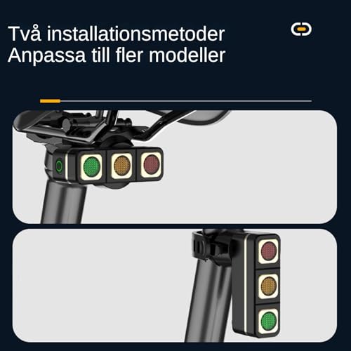 Linterna de bicicleta para evitar accidentes gracias a sus múltiples modos LED 4
