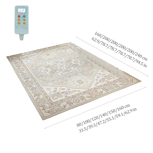 Tapis de sol chauffant moderne et abstrait au design exclusif - 3