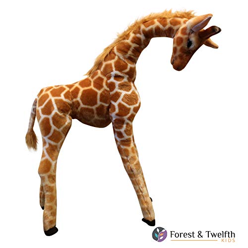 Adventure Planet Standing Stuffed Giraffe ~ 30.5" Tall Toy Giraffe ~Soft Cozy Plush ~ Movable Neck #TOP4