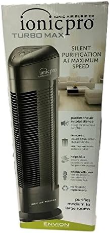Envion Ionic Pro Turbo Max Ionic Air Purifier, Black