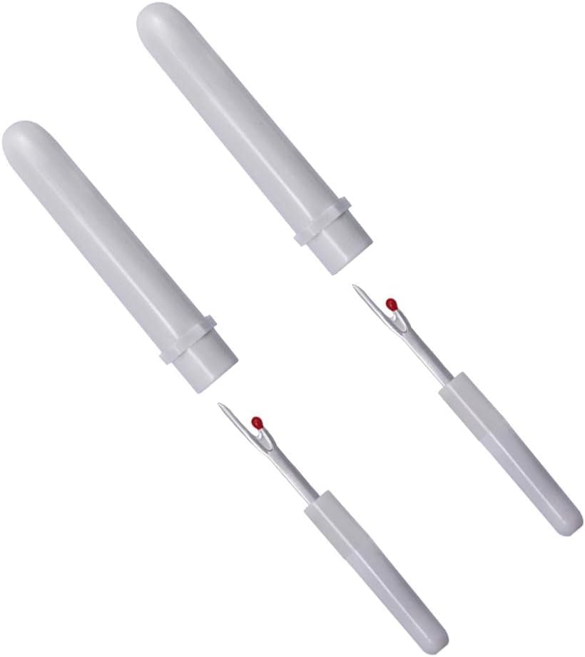 2pcs Seam Rippers Thread r Tool Kit - Easy Stitch Unpicker for Opening Seams Hems and Removing Unwanted Threads - Sewing Essential for DIY Projects, Costume Makers, and Quilters -