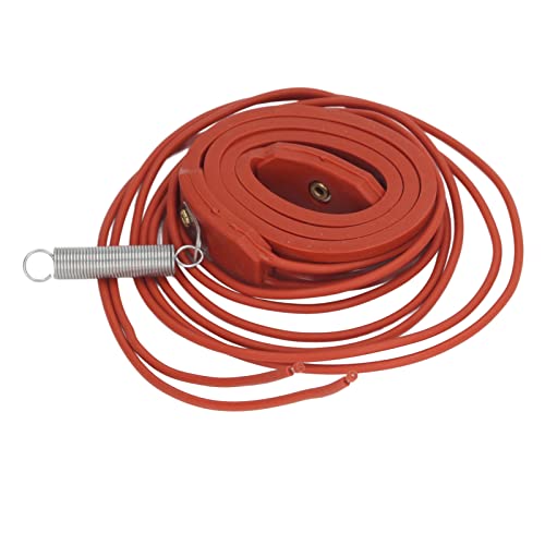 Heating Belt, Pipe Silicone Heat Band Heater Self Adjustment Freeze Proof Electric Heat Tape with Spring Energy Saving AC220V 30W for Pipes, Roof Snow Melting, Gutter Freeze