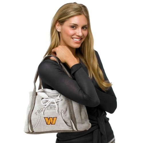 Littlearth NFL Washington Commanders Hoodie Purse, Team Color, 9.5” x 15.5” x 4”