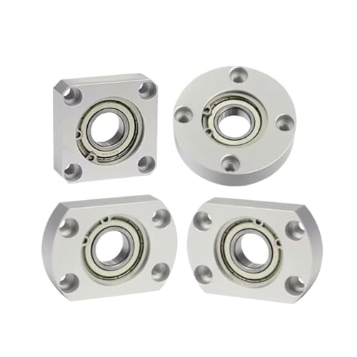 Roulement avec boîtier carré à bride 6206ZZ-23-30 pour montage direct fixe
