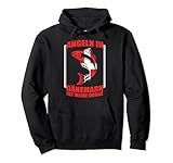 Angeln in Dänemark Angler Spruch Fischer Pullover Hoodie