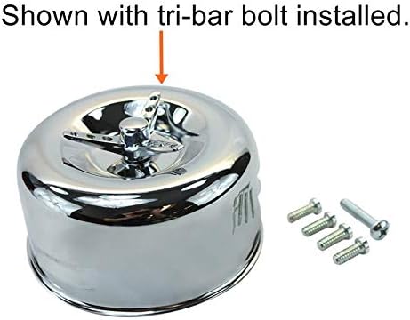 Miniatura 5 de TC Bros. Limpiador de aire con listones cromados para carbohidratos S&S Super E & G