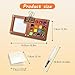 XIXVA Tobios Mini Watercolor Kit, 24-Color Travel Watercolor Set with Walnut Wood Palette, Refillable Water Brush & Sketchbook, Portable Art Kit for Beginners, Students & Professional Artists