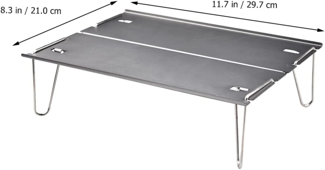 Outdoor Portable Mini Folding Table Lightweight Camping Desk for Picnics Bbqs and Travel Compact Design for Easy Carrying and Storage