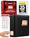 Show-Bill Binder with Sleeves - Large 4” Theater Program Holder with 35 Sheet Protectors and Numbering Stickers Included - Broadway Gift with Full-Color Logo and Numbering Panel