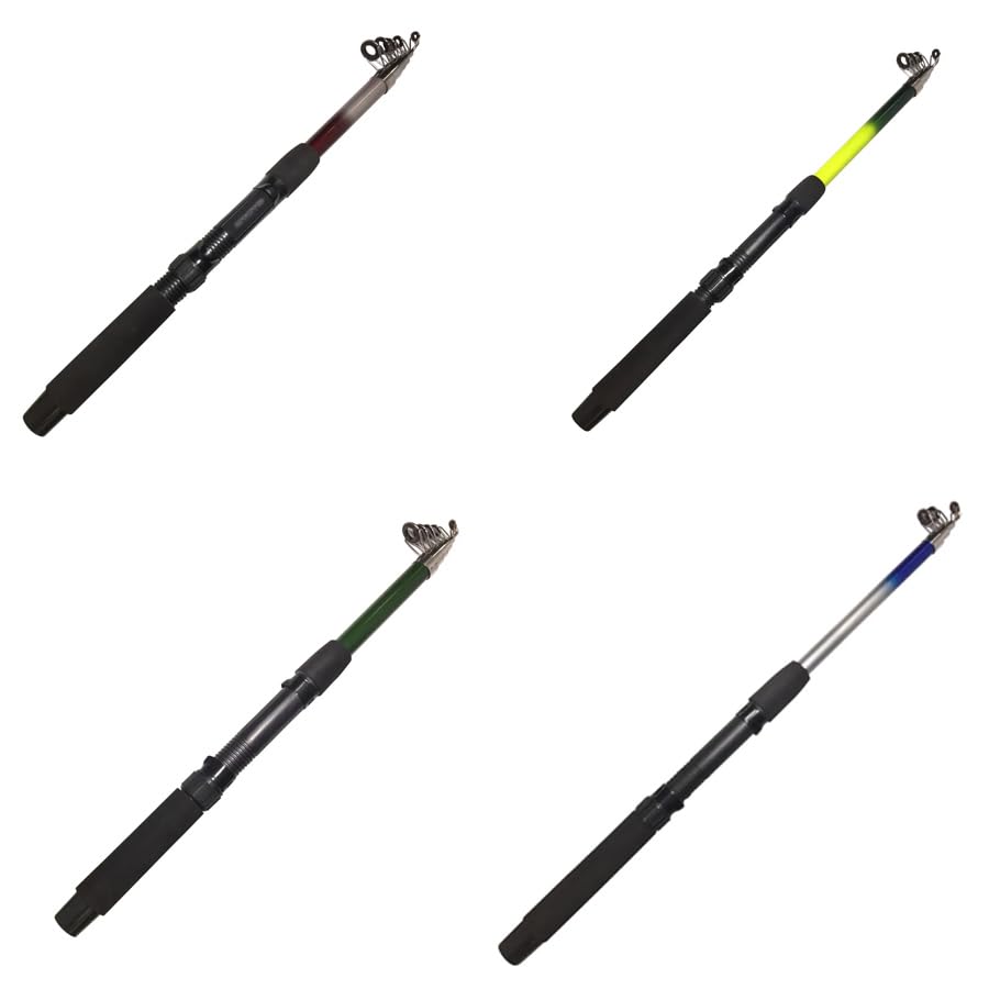 Pack caña de Pescar ¡¡3,6 Metros de Larga!! | Combo de Pesca Deportiva Desde Orilla, Playa o Rocas con Carrete Spinning T-1000, 100m de Hilo, anzuelos y plomos