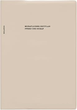 Notebook 2026 High Tide / Tier Crise Beige / B6 Monthly / Starting March 2026 / Schedule Book