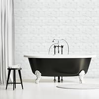 Decoroom Fliesenaufkleber Weiß 24pcs/15x30cm Brick Fliesenfolie – Ansicht 5