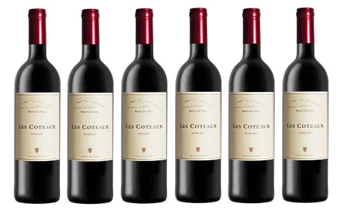 6x 0,75l - Mont du Toit - Les Coteaux - Merlot - Paarl W.O. - Südafrika - Rotwein trocken Cover