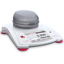 Ohaus STX123 Scout Touchscreen Analytical Balance, 120 g x 0.001 g, White