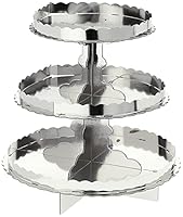 3 Tier Cupcake Treat Stand Silver