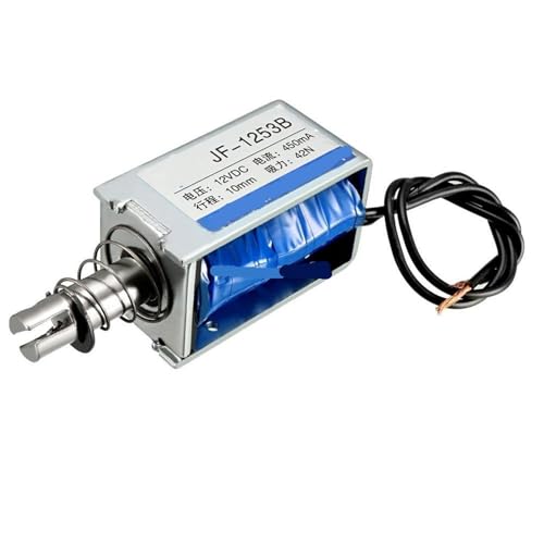 Électroaimant de traction et poussée 12V solénoïde cadre ouvert 10mm - 2