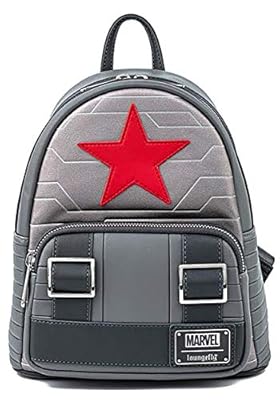 Falcon and the Winter Soldier Loungefly - Winter Soldier Cosplay Mujer Mini Mochilas multicolor | Ya disponible en tu tienda friki favorita! En mundofriki.es!