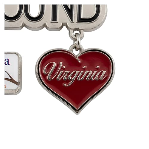 Imán decorativo Richmond Virginia metálico con esmalte 2 pulg miniatura 6