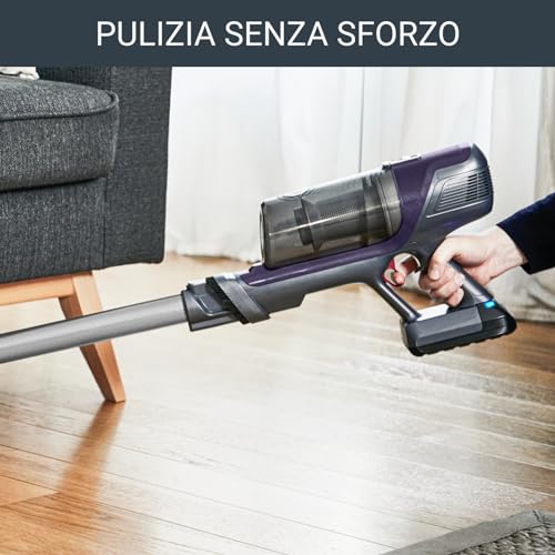 Rowenta X-PERT 6.60 Essential Aspirapolvere Senza Fili Potente, Scopa Elettrica Senza Fili Ricaricabile Leggera, Aspirapolvere Senza Sacco Multisuperficie, Autonomia 45 Min, Luci LED,RH6838 - Immagine 4