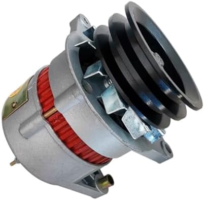 1200W 14V/28V Brushless Alternator Generator - Dual Wheel Pure Copper Wire with Silicon Rectifier for Home Lighting & Power Supply, Ideal for Household Use