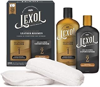 Lexol Conditioner Cleaner Kit, Use on Car Leather, Furniture, Shoes, Bags, and Accessories