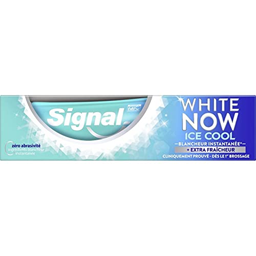 Signal White Now ICE Cool Zahnpasta für sofortige Aufhellung, 75 ml