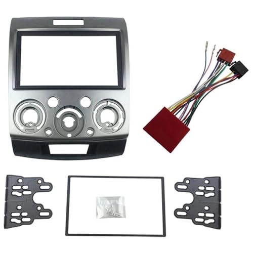 Panneau radio stéréo 2 DIN pour Ford Ranger, Everest et Mazda BT50, kit de garniture tableau de bord