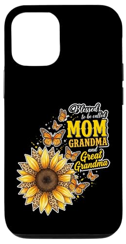 Blessed To Be Called Mom And Grandma �Ђ܂�� �q���E �}�} �X�}�z�P�[�X iPhone 12/12 Pro �p