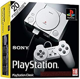 Playstation Classic Console with 20 Classic Playstation Games Pre-Installed Holiday Bundle, Includes Final