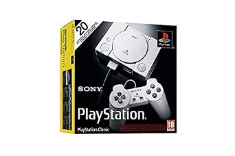 Sony PlayStation Classic Console with 20 Pre-Loaded Games Holiday Bundle