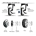 4pcs Black Forged 8x6.5 8x165.1 8x170 8x180 Flat Wheel Spacers 8mm (0.31inch) 125mm Hub Bore Replacement for F250/F350 Super Duty, Silverado 1500/2500/3500 HD, Sierra 1500/2500/3500 HD and More