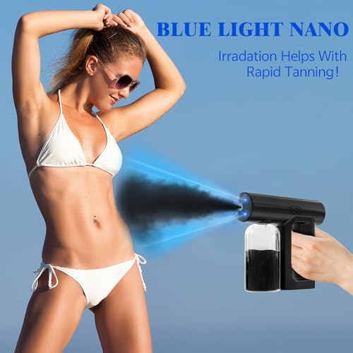 Spray Tan Machine – Melanin-Boost Technology for Faster Darker Tan, Rechargeable & Portable Airbrush System,Suit For Self tanner, Beach, Travel,Salon Tanning - Thumbnail 4
