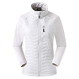 Amazon Marke: Eono Essentials Damen DuPont Sirona Eco Wattierte Hybridjacke, Hellgrau, M