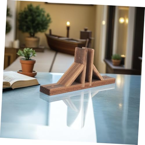 Support clôture bois marron, embase de fixation extérieure pour petite clôture - 4