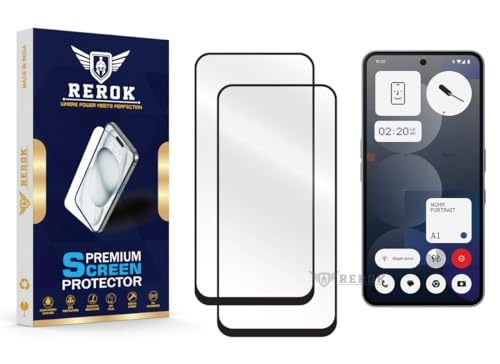 Image of Gorilla Tempered Glass Screen Protector Compatible with Nothing Phone 3A Pro [Pack of 2] | Edge-to-Edge, Bubble-Free, Case Friendly, Easy Installation Kit