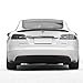 GearLiv Spoiler, Tesla Model S 2012-20 Carbon Fiber Trunk Lip Spoiler Performance Style, Glue Adhesive, Easy Install, Super Light