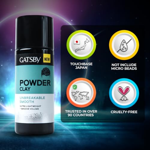 Gatsby Hair Volumizing Powder Clay - 20g | Unbreakable Smooth | Ultra Lightweight & Massive Volume | Matte Finish Hair Wax for Men | Super Strong Hold | Quick & Easy Hair Styling - Image 6