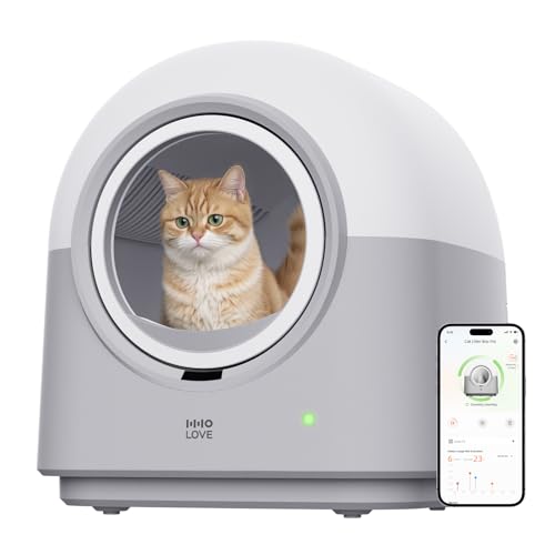 Katzenklo Selbstreinigend Katzentoilette Groß XXL, Automatisches Katzenklo...